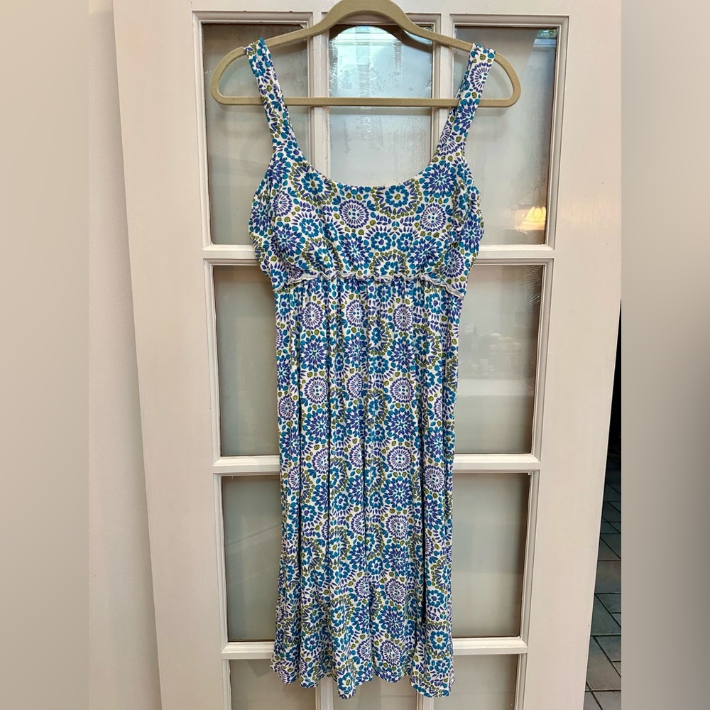 Vintage Fresh Produce Coastal Seashell Beach Sundress Pullover Size Large L